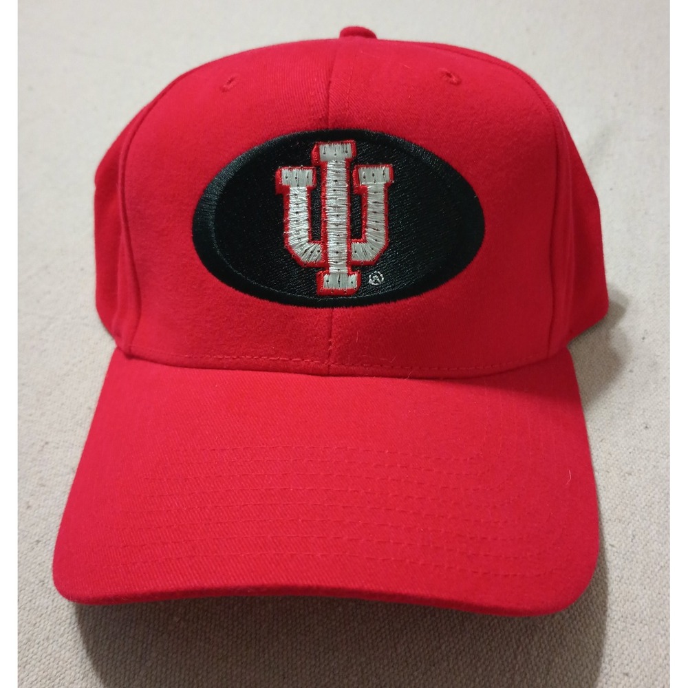 Lightwear Indiana Hoosiers Hat NCAA Baseball Cap Embroidered Logo Red Light‎ up